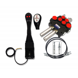 ROZDZIELACZ 80L 2 SEK ZATRZASK JOYSTICK 2P TURA